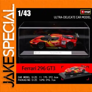Ferrari 296 GT3 Diecast Model 1:43 Scale