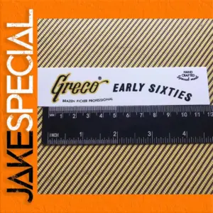 Greco Waterslide Transfer Sticker Set for Guitars