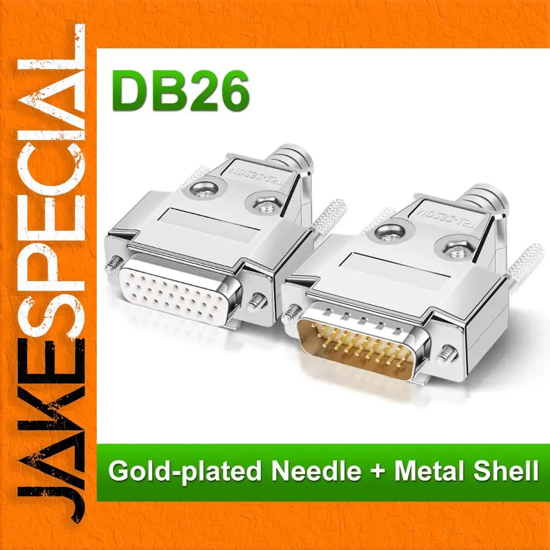 DB26 Metal Soldering Connector Set for Industrial Use 1 DB26 Metal Soldering Connector Set for Industrial Use
