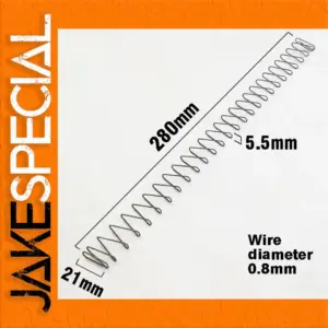 Customized Return Coil Square Spring 280mm 21mm