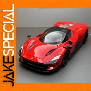 Glossy Red SP3 Sports Car Model 1:22 Scale