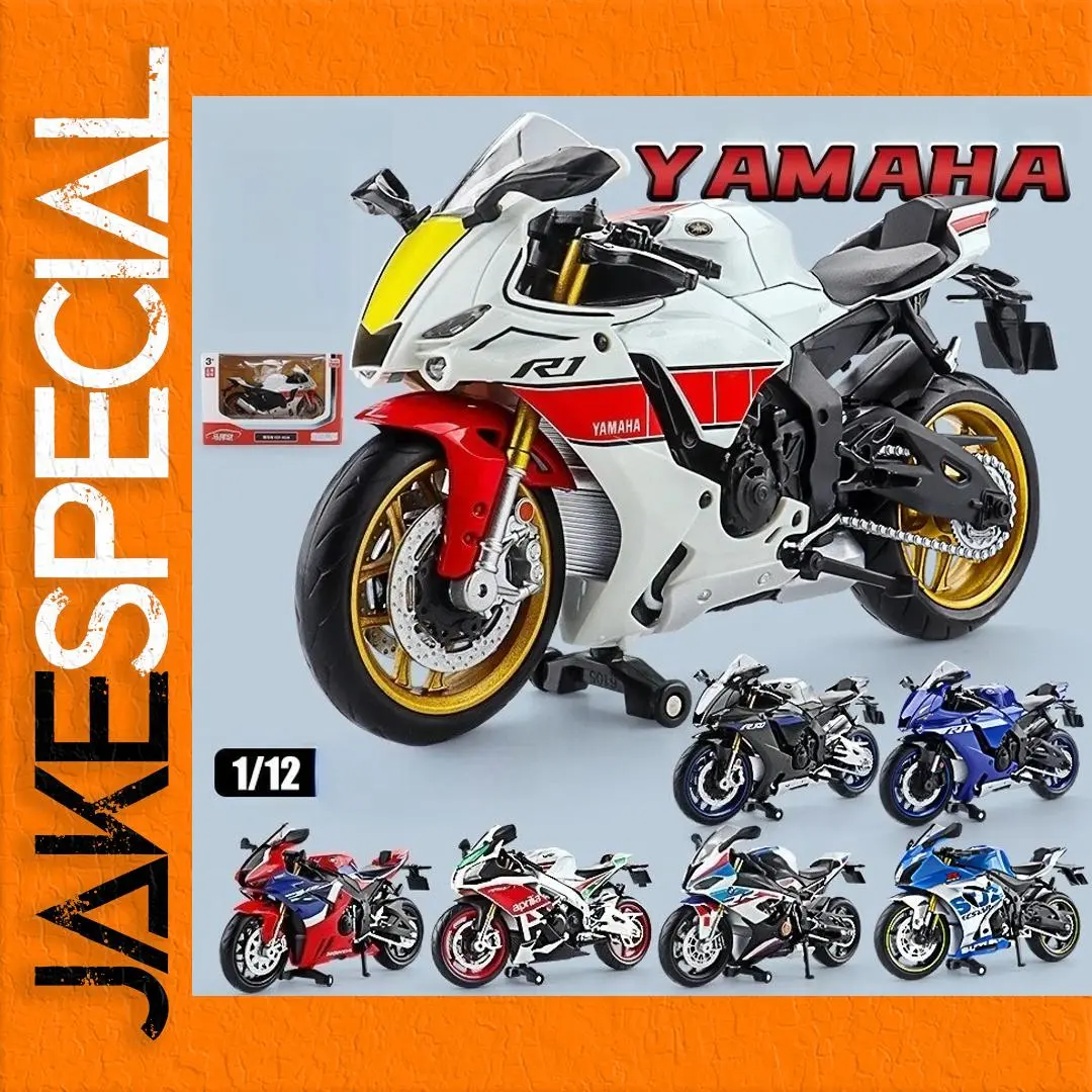 Yamaha YZF-R1M 1:12 Scale Diecast Model 1 Yamaha YZF-R1M 1:12 Scale Diecast Model