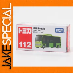 TAKARA TOMY Hino Bus Green Alloy Model 1/100