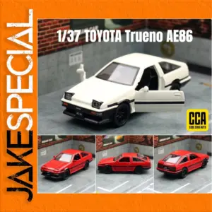 Toyota AE86 1:37 Diecast Model Car in White