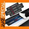 Mitsubishi Carbon Fiber Door Sill Stickers Set