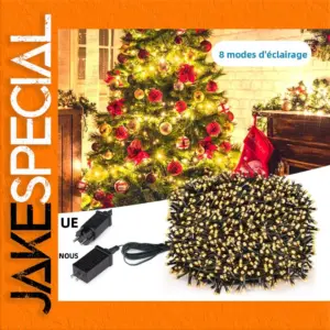 Outdoor RGB & Warm White LED String Lights 100m