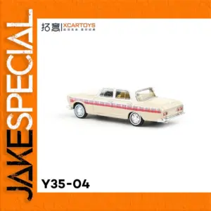 Vintage Milk Tea Diecast Car Model 1:64 Scale