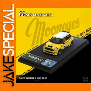 Vibrant Yellow Mooneyes Model Car by WELLY