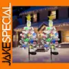 Outdoor Solar Christmas Tree Set with LED Lights