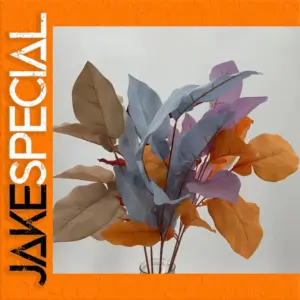 Vibrant 80cm Artificial Orange Leaf Decor