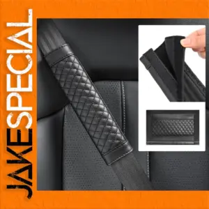 Leather Car Seat Belt Cover for Comfort