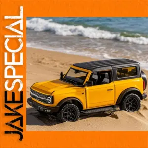 Yellow Ford Bronco 1:36 Diecast Model