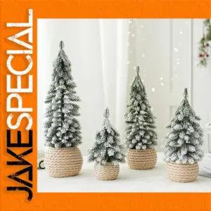 Miniature Desktop Christmas Tree Set in Four Sizes