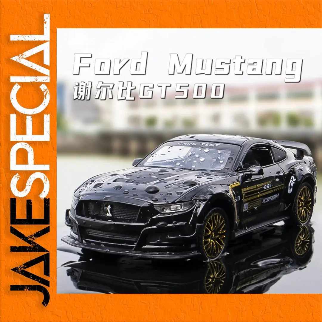 Ford Mustang Shelby GT500 1:32 Diecast Model Black 1 Ford Mustang Shelby GT500 1:32 Diecast Model Black