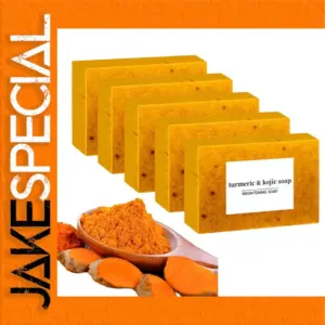Handmade Turmeric & Kojic Brightening Soap 100g