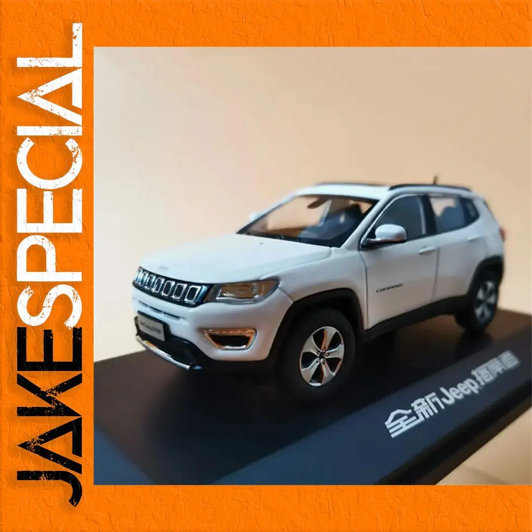 White Jeep Compass 1:43 Scale Diecast Model 1 White Jeep Compass 1:43 Scale Diecast Model
