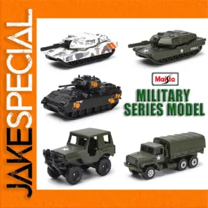 1:64 Scale Military Tank Model in Die-Cast Metal