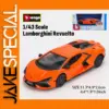 Vibrant Orange Lamborghini Revuelto 1:43 Diecast Model