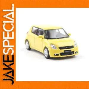 Vibrant Yellow 1:64 Scale Suzuki Swift Diecast Model