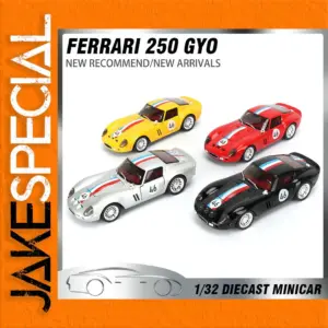 1:32 Ferrari 250 GTO Diecast Model in Vibrant Colors