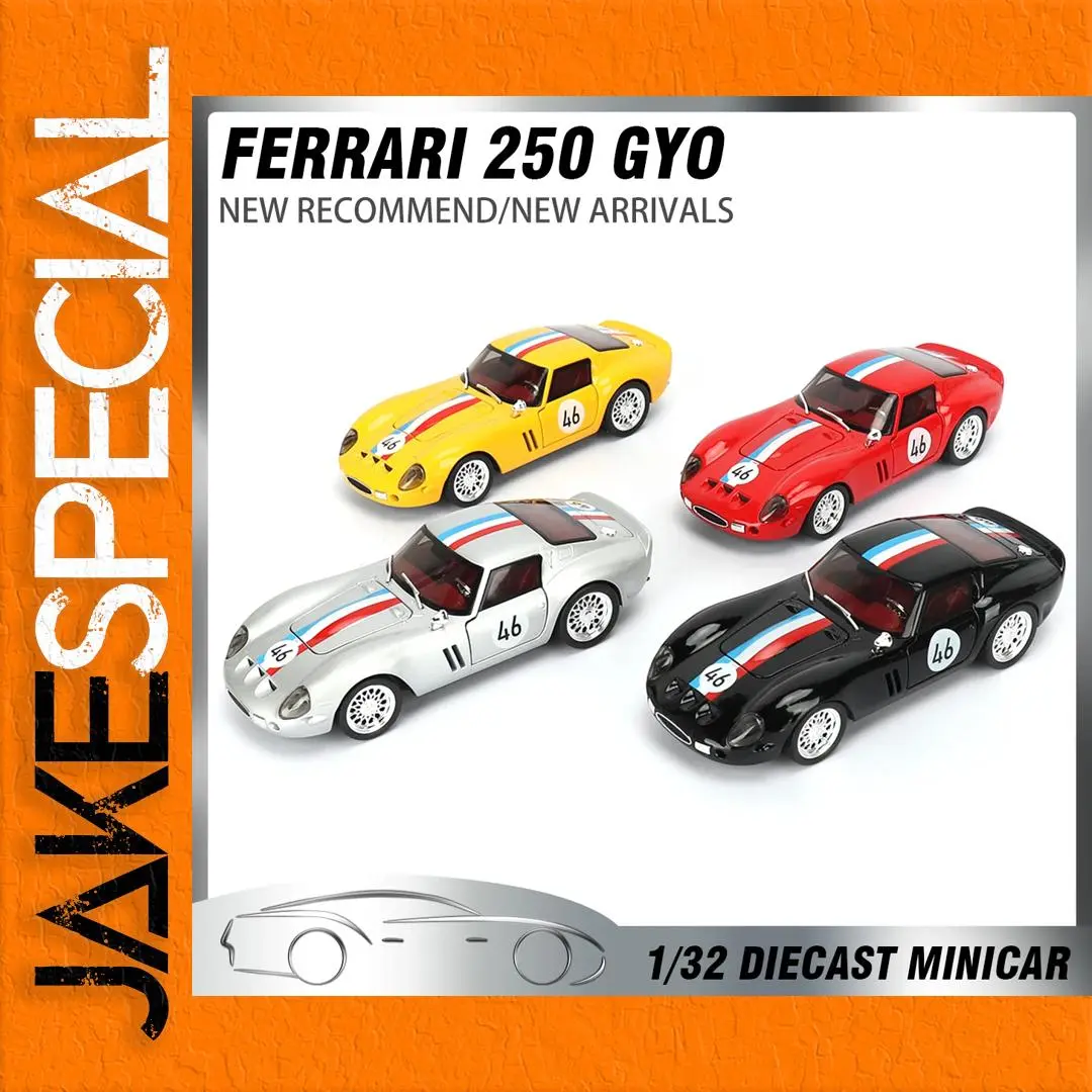 1:32 Ferrari 250 GTO Diecast Model in Vibrant Colors 1 1:32 Ferrari 250 GTO Diecast Model in Vibrant Colors