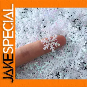 Snowflake Confetti for Festive Decor