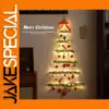 Rustic Wall-Mounted Christmas Tree Decoration