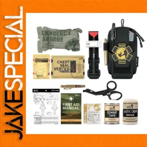 Black Rhino Rescue EDC First Aid Kit for Emergencies