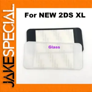 2DS XL/LL Top Surface Glass Lens in Black or White