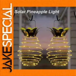 Tropical Pineapple Solar Garden Lantern