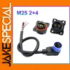 M25 2+4 Battery Connector Set for 24V Systems