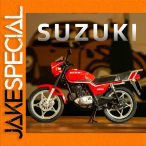 Retro Suzuki GS125 Diecast Motorcycle Model