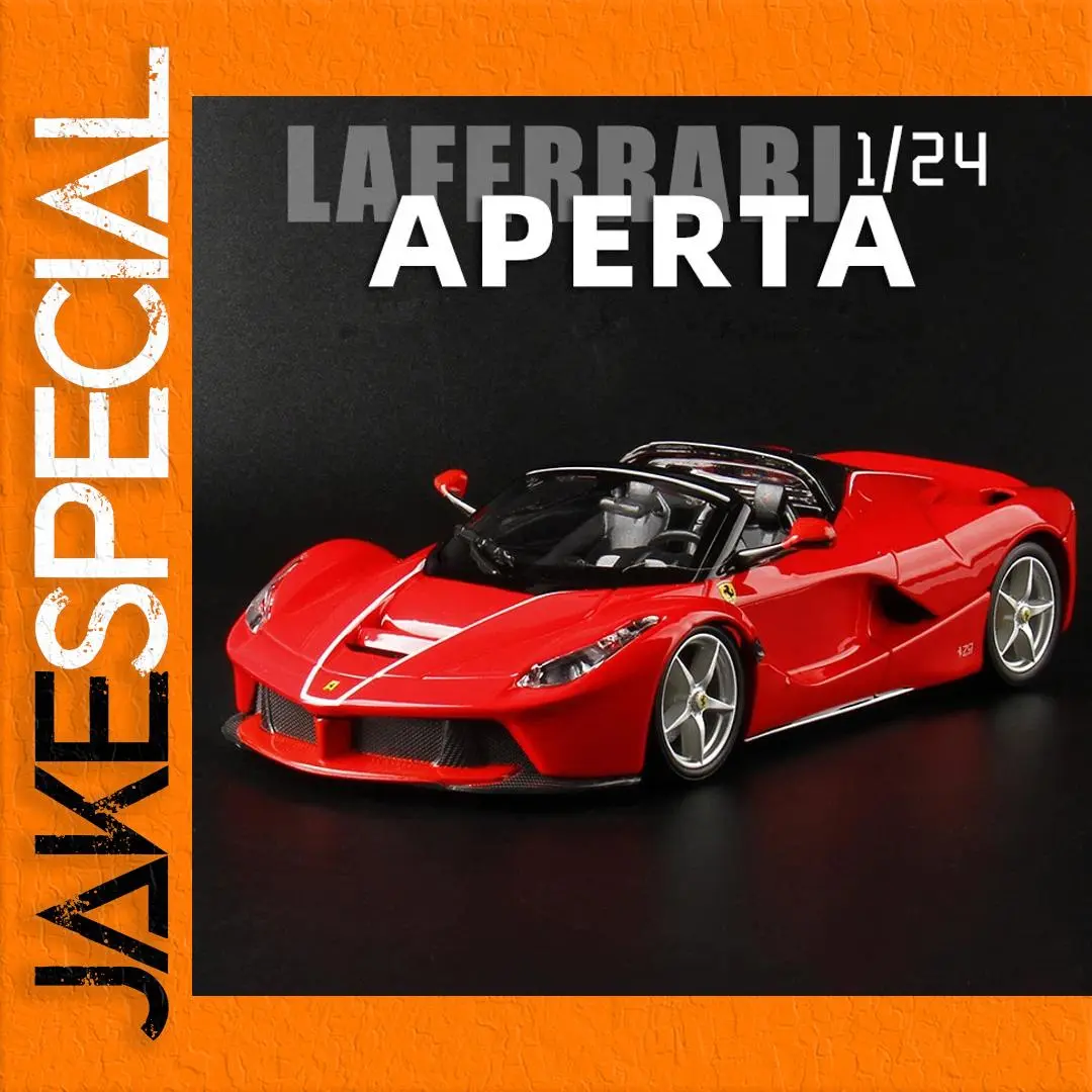 Red Ferrari LaFerrari 1:24 Diecast Model 1 Red Ferrari LaFerrari 1:24 Diecast Model