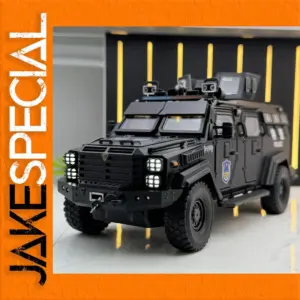 1:24 Alloy Tiger Armored Police Truck Model