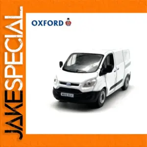 White Ford Transit MPV Diecast Miniature Model