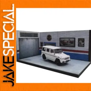 White Diecast G-Class SUV Model for Collectors