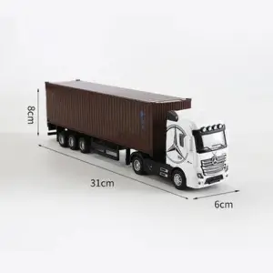 1:50 Scale Diecast Metal Container Truck Model 27 32afbf844f4347eb91efa48a upscaled