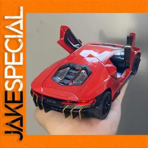 1:24 Scale Red LP770-4 Supercar Diecast Model