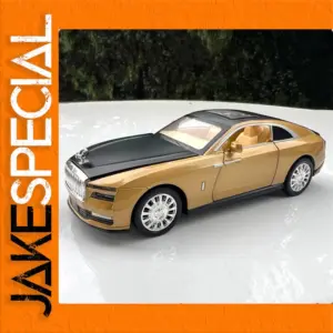 1:32 Diecast Luxury Car Model in Metallic Gold