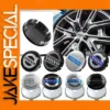 Premium Aluminum Wheel Center Caps Set