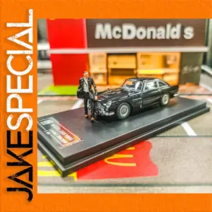 1/64 Scale Black Aston Martin DB5 Model