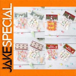 Festive Christmas Treat Bag Toppers Set