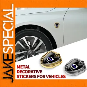 3D Alloy Emblem for Vehicles in Silver or Gold