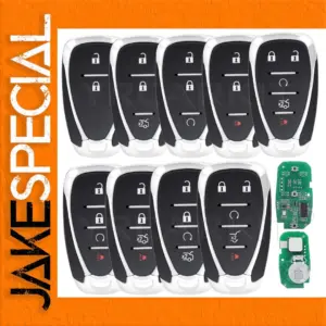 Chevrolet Remote Key Set 2-5 Buttons 2016-2019