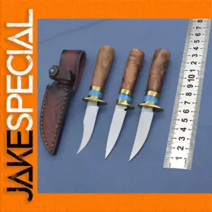 Mini Outdoor Fixed Blade Knife Set, 3 Pack