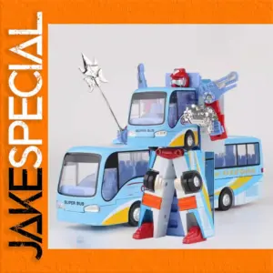 Large Morphing Bus Robot Toy for Collectors