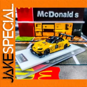 Yellow JDM S2000 RR 1:64 Scale Model Car