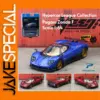 Blue Pagani Zonda F Roadster Model 1:64 Scale