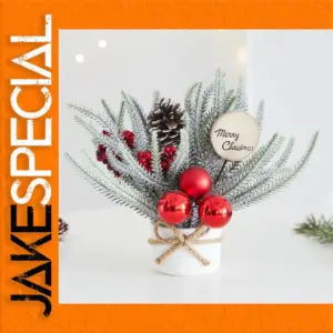 25cm Festive Mini Christmas Tree for Table Decor