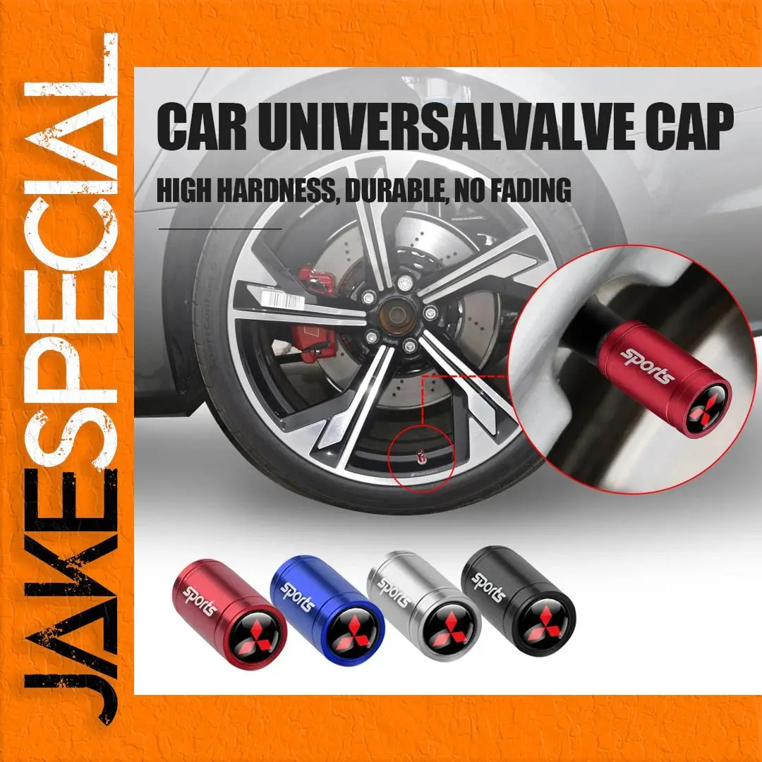 Sporty Metal & Carbon Fiber Valve Caps Set 1 Sporty Metal & Carbon Fiber Valve Caps Set